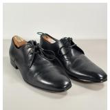SALVATORE FERRAGAMO BLACK DRESS SHOES | Size 9-1/2 D