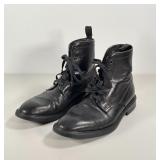 VINTAGE BANANA REPUBLIC LEATHER ANKLE BOOTS | Made in Italy; Size 9-1/2 D