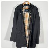 BURBERRY RAINCOAT | Black; Size L