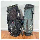 (2pc) GOLF BAGS | Innis Arden branded Titleist bag, and a Callaway bag