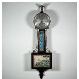 TREASURE ISLAND BANJO CLOCK | "Treasure Island Banjo Clock" by S. Ingraham and Co., time & strike 8-