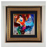 ITZCHAK TARKAY (1935-2012) | "Lucinda" by Israeli artist Itzchak Isaac Tarkay: serigraph in color wi