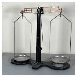 ANTIQUE BALANCE SCALE | Cenco - Central Scientific Co Chicago; 18-1/2 x 19 in.