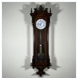 BIEDERMEIER VIENNA REGULATOR | Vienna regulator wall clock in a Biedermeier style, having a round po