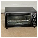 TOASTER OVEN | Black + Decker toaster oven, untested but appearing in near mint condition; 15 x 10 x