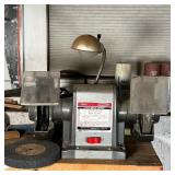 BENCH GRINDER | Sears Craftsman Commercial 1/2 H.P. Bench Grinder Model 397.19440; with built in wor