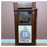 TRANSITION CLOCK | A 2-door shelf clock ("triple decker") with inside label reading, "W.S. Conany, 1