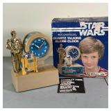 RETRO STAR WARS DROID CLOCK | Star Wars Quartz Talking Alarm Clock from the early 1980s featuring C3