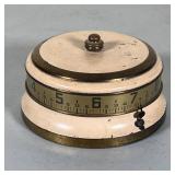 ANTIQUE TAPE MEASURE | Made in the USA; dia. 5 in.