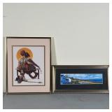 (2pc) FRAMED PRINTS | One print of Norman Rockwell