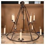 FERRO IRON CHANDELIER | Ferro Iron Chandelier by Formations [standard size, model no. F-CD06], iron 