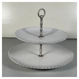 WILLIAMS SONOMA PASTRY STAND | Perfect for cookies, cupcakes, or other pastries: a two tiered stand 