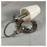 PAIR HUDSON VALLEY SCONCES | Empire-style wall sconces by Hudson Valley, "Regent" single light sconc