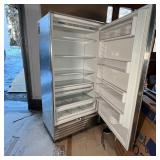 refrigerator, s/n P2684230, uses R134A refrigerant, manufactured May 2007; h. 72 x w. 36 in. [with o