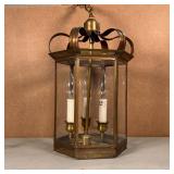 HANGING LANTERN HALL LIGHT | "Princess" indoor hanging lantern (model no. 13813) by Genie House, han