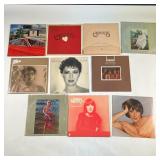 (10pc) POP ROCK VINYL | Grouping of vinyl records, including 4 albums by The Carpenters: Close to Yo