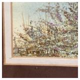 Mixed media artwork, signed by the artist, framed