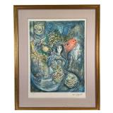 MARC CHAGALL LITHOGRAPH | Photo lithograph of Chagall's 