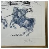 Hand-colored etching after Salvador Dali on Lana paper (watermark lower corner), ed. arti