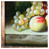 "Bianchi", on canvas in a painted carved frame; 8 x 10 in., overall 16 x 18 in.