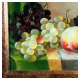 "Bianchi", on canvas in a painted carved frame; 8 x 10 in., overall 16 x 18 in.