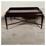 low table, suitable as a coffee table or side table, by Baker Furniture, from the Barbara Barry Coll