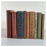(9vol) COLORFUL BINDINGS | A collection of books including The Scarlet Letter, pub. Dodd, Mead & Co.