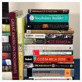 Girl With a Pearl Earring; Kite Runner; and others), travel books, a U.S. & World Atlas, Great Ameri