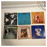 (6pc) VINTAGE VINYL RECORDS | Vinyl record LPs, with albums including: A Little Touch of Schmilsson 