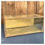 FABRIC DISPLAY CABINET | Linmade Handkerchiefs display cabinet with hinged back door; h. 7 x w. 15-1