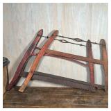 (2pc) ANTIQUE HAND SAWS | h. 26 x w. 32 in.