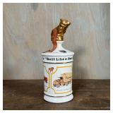 MACK TRUCK WILD TURKEY BOTTLE | First issue limited edition decanter / liquor bottle with a gilt bul