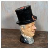 O.B.R. Kentucky Straight Bourbon in a W.C. Fields No. 1 Liquor Bottle 185, created by Paul A. Lux 19