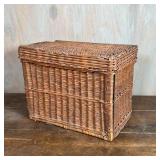 including a metal teapot and burner stand, 2 cups, 2 plates, and 4 knives; overall h. 10-1/2 x w. 14