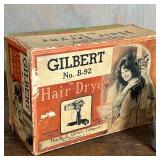 GILBERT HAIR DRYER | No. B-92, in original box (h. 5 x 9-1/2 x 7 in.)