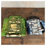 (2pc) KEEN CUTTER & OTHER TOOLS | Including a set of hand tools with mother of pearl handles in a Ke