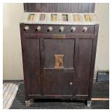 ANTIQUE CANDY DISPENSER | Early 20th century, coin operated candy vending machine, National Sales Ma