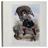 published Ackerman, London, first edition, 1847; hand-colored lithographs, showing three tartans: Ma