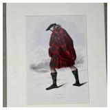 (3pc) SCOTTISH LITHOGRAPHS | "The Clans of The Scottish Highlands" by James Logan and R.R.McIan, pub
