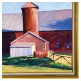 signed lower left "W. Jersey"  stretcher 24 x 36 in.; overall 28-3/4 x 40-3/4 in.