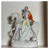 STAFFORDSHIRE ABRAHAM LINCOLN | Figure of Abraham Lincoln; h. 14-3/4 x w. 10-1/2 x d. 3 in. [with cr