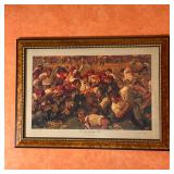 SIGNED ARNOLD FRIBERG PRINT | "The First Intercollegiate Game" by Arnold Friberg, pencil signed lowe