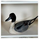 PAINTED DUCK DECOY | Ducks Unlimited, Limited Edition 1985-86, by T.J. Hooker; h. 7-3/4 x l. 17-1/2 