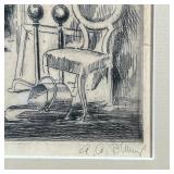 A. A. BLUM ETCHING | "Peter Smith" Antiques etching, pencil signed lower right and titled lower left