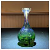 DOMINICK LABINO (1910-1987) VASE | Executed 1969, with phenomenal blue-green swirling color change; 