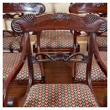 (6pc) ANTIQUE CHAIRS| Including five side chairs and one arm chair (h. 35 x 21 x 24 in.)