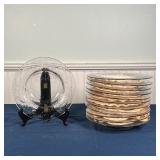 (12pc) IMPRESSIVE BLOWN CUT CRYSTAL BOWLS | Exceptional hand blown and etched crystal bowls decorate