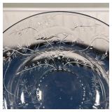 (12pc) IMPRESSIVE BLOWN CUT CRYSTAL BOWLS | Exceptional hand blown and etched crystal bowls decorate