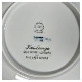 Royal Copenhagen Denmark, various Christmas scenes, annual commemorative plates; dia. 7-1/4 in.