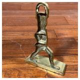 BRASS SOLDIER DOORSTOP | h. 11-1/2 x 8 x 2-1/2 in.